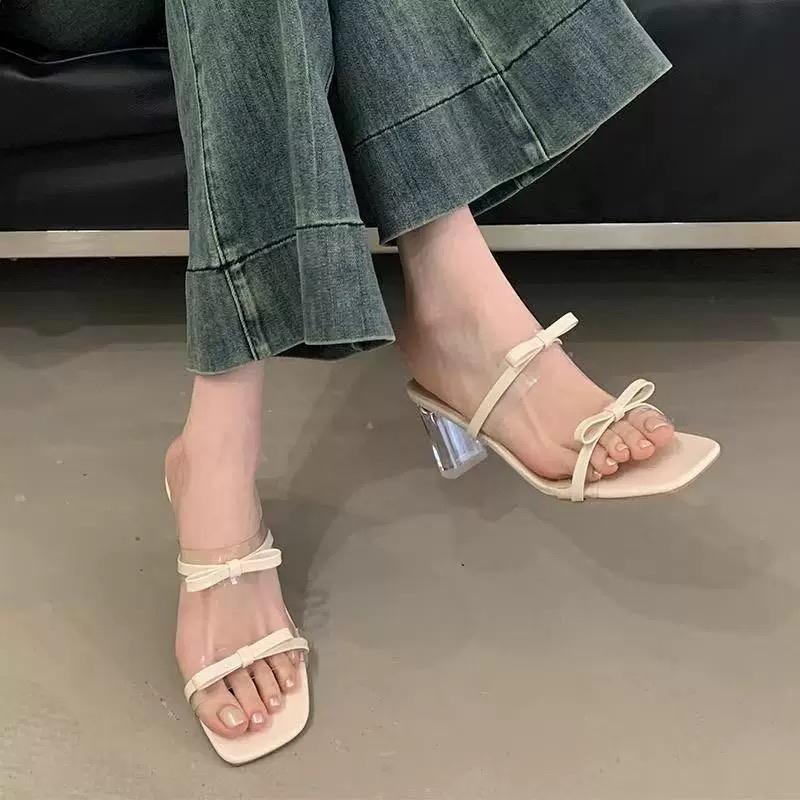 Guốc nơ cao gót 6 phân phối nơ tôn dáng - Giày cao gót xinh đẹp WD2365 9 Guốc nơ cao gót 6 phân phối nơ tôn dáng - Giày cao gót xinh đẹp WD2365