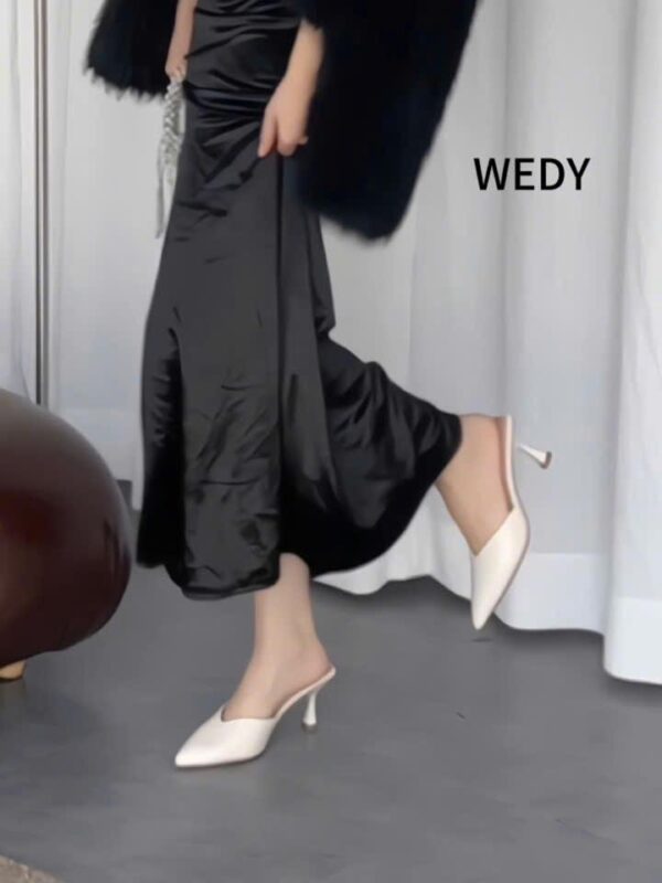 Dép nữ guốc cao gót WEDY WD2349, gót nhọn cao 6 phân thanh lịch sang trọng 12 Dép nữ guốc cao gót WEDY WD2349, gót nhọn cao 6 phân thanh lịch sang trọng