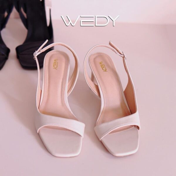Giày slingback WEDY thiết kế tối giản, gót vuông sang trọng cao 7cm 2382